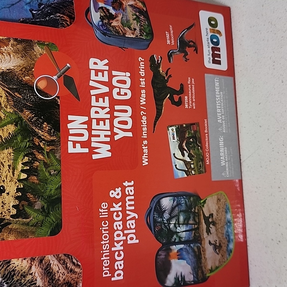Backpack And Play Dinosaurs.  New With Tags - Picture 13 of 14